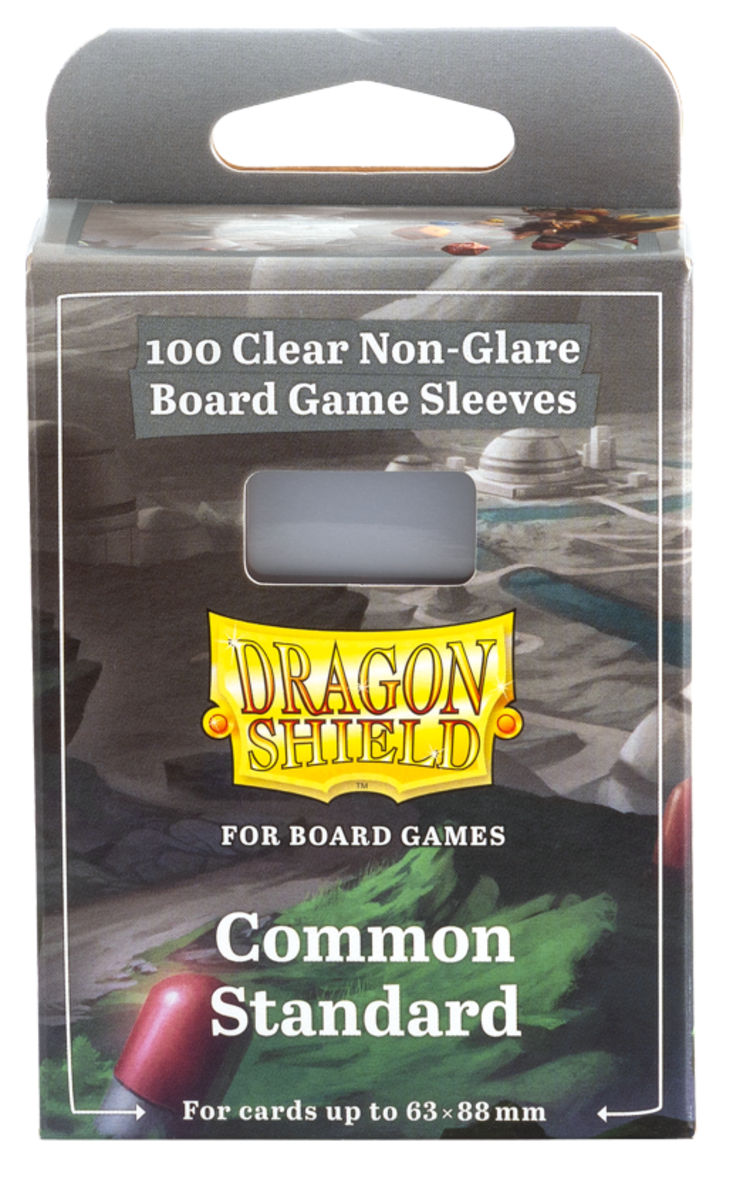 Arcane Tinmen Précommande: AT-60205 Dragon Shield «Common Standard» 63x88mm Clear/Non-Glare / 100ct