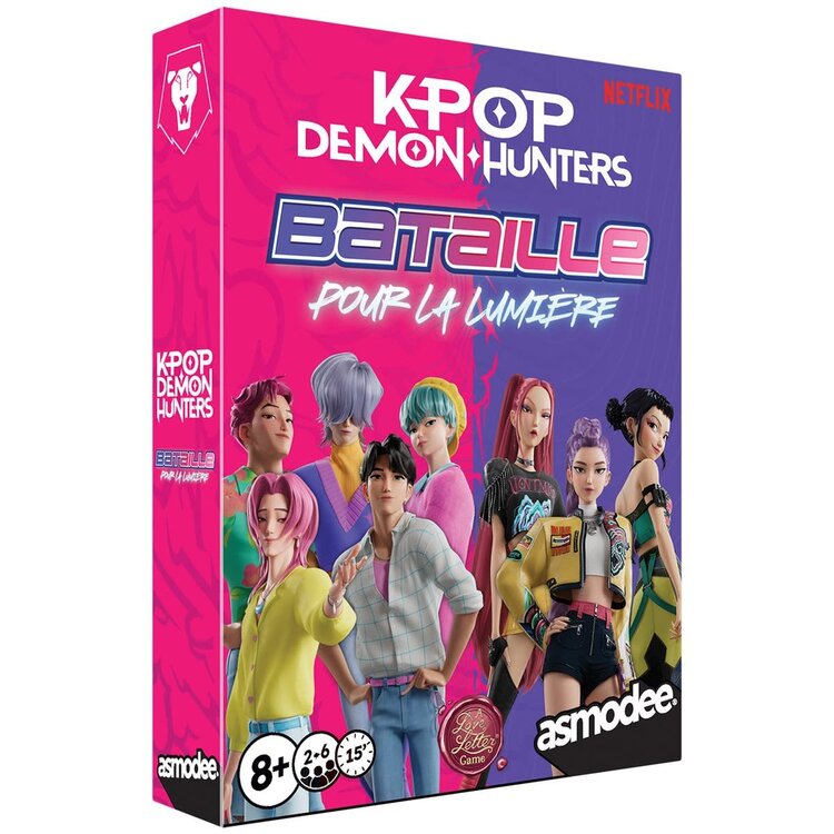 Z-Man Games, Inc. Précommande: Love Letter: K-Pop:  Demon Hunters: Bataille Pour La Lumière (FR)