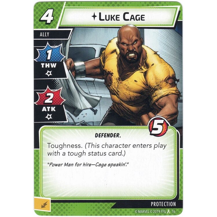Fantasy Flight Games Marvel Champions JCE: Ext. Luke Cage: Paquet Héros (FR)