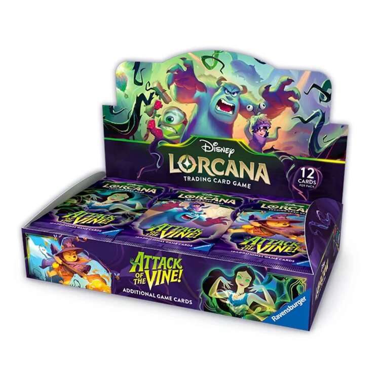 Ravensburger Précommande: Disney Lorcana: Set 13: Attack Of The Vine: Booster: Boite Complète (EN) Disponible en magasin seulement