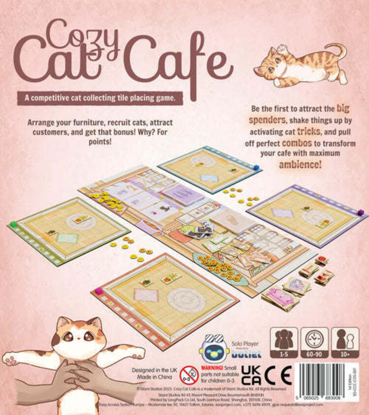 Misc. Boardgames Précommande: Cozy Cat Café (EN)