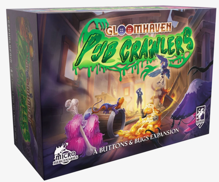 Cephalofair Games Précommande: Gloomhaven: Buttons & Bugs: ext. Pub Crawler (EN)