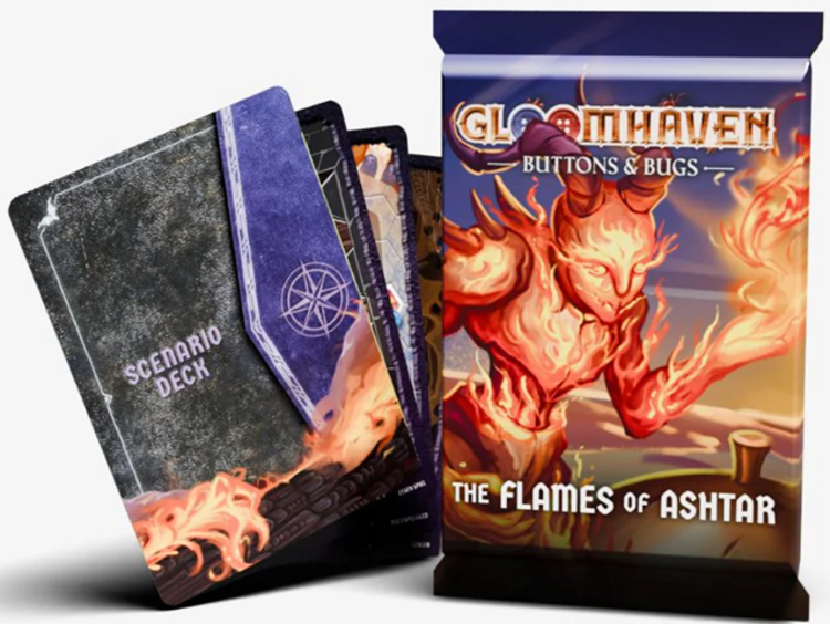 Cephalofair Games Précommande: Gloomhaven: Buttons & Bugs: ext. Flames of Ashtar (EN)