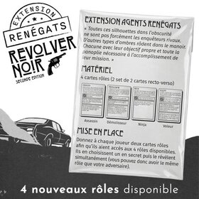 Matagot Micro Game: Revolver Noir: Ext. Agents Renégats (FR)