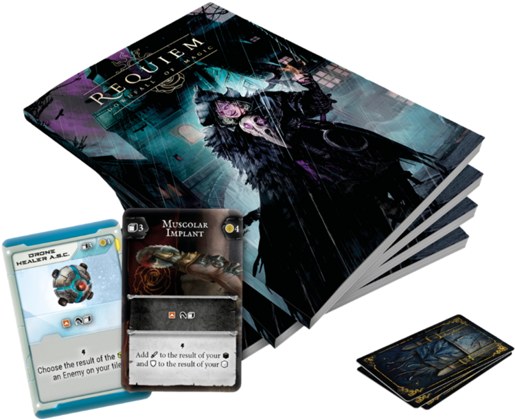 Misc. Boardgames Précommande: Requiem: Downfall of Magic: ext. Artbook (EN)