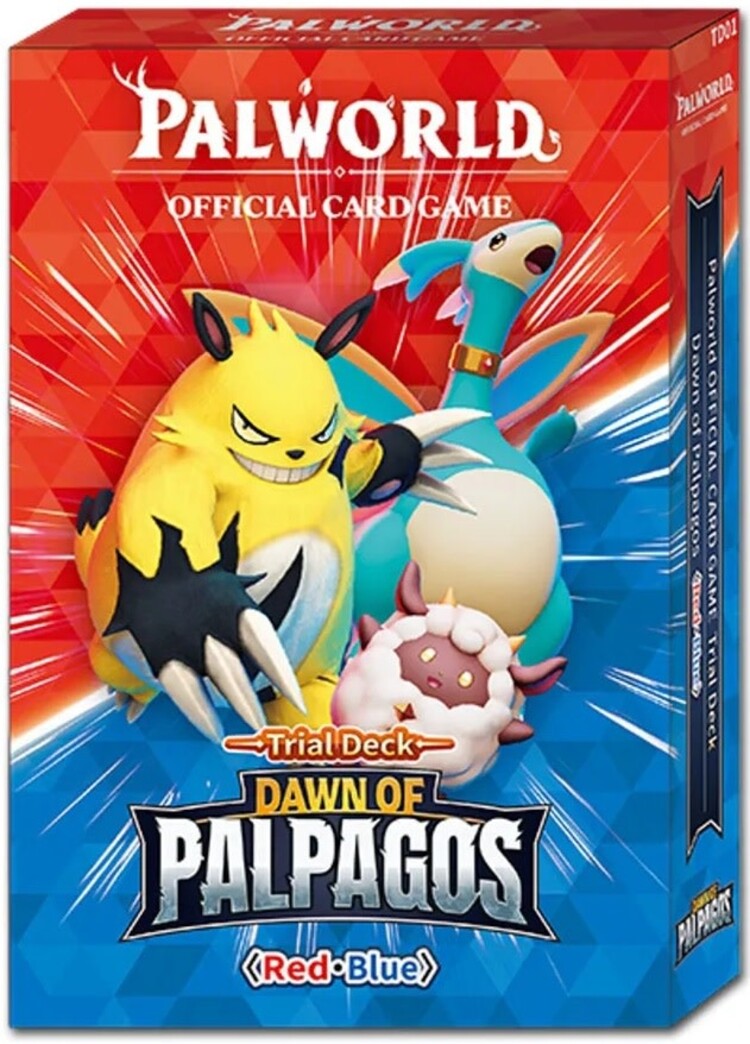 Palworld Palworld: TD01 Dawn Of Palpagos: Red/Blue Trial Deck (EN) Disponible en magasin seulement