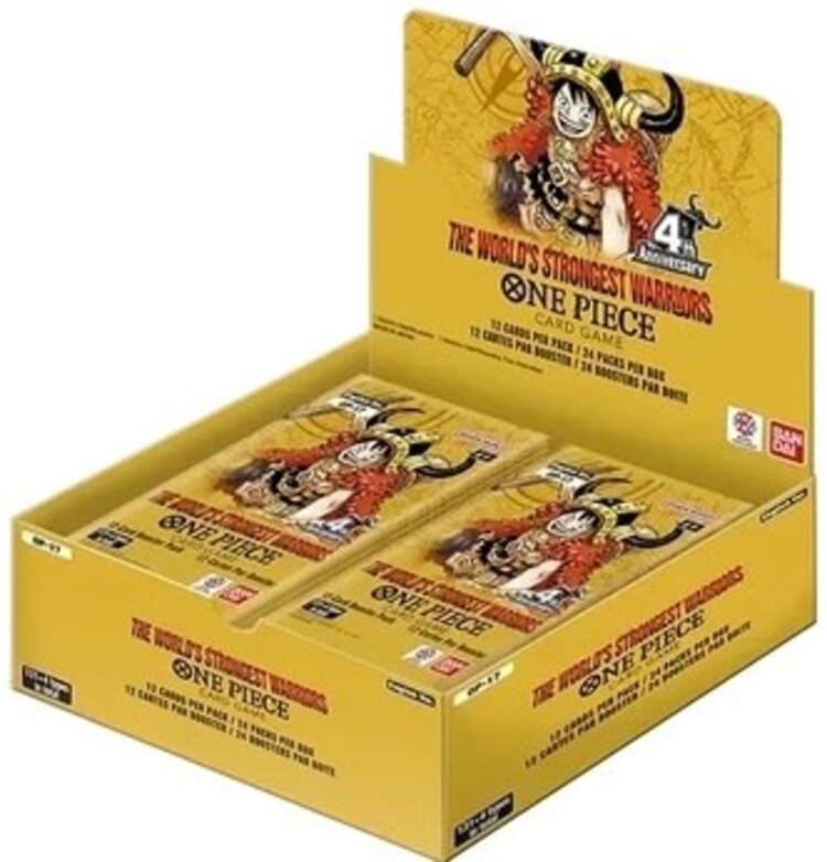 Bandai One Piece CG OP-17: The World's Strongest Warriors: Booster: Boîte Complète (EN) Disponible en magasin seulement