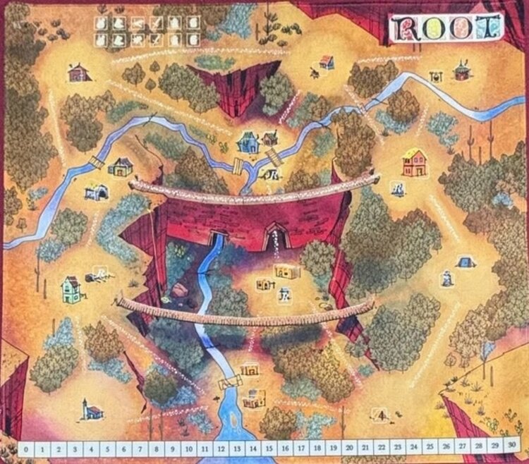 Leder Games Précommande: Root: Playmat Marsh And Gorge (EN)