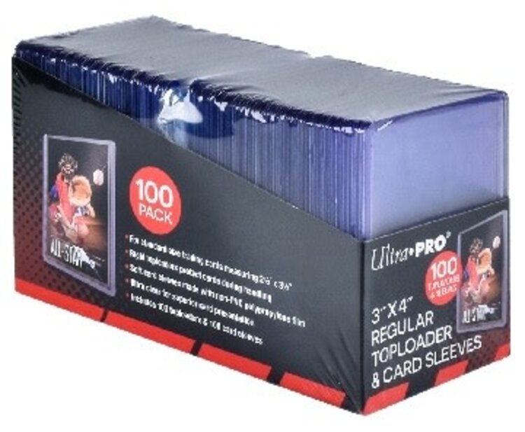 Ultra pro UP83648 Toploader 3X4 Regular / 100 and penny sleeves