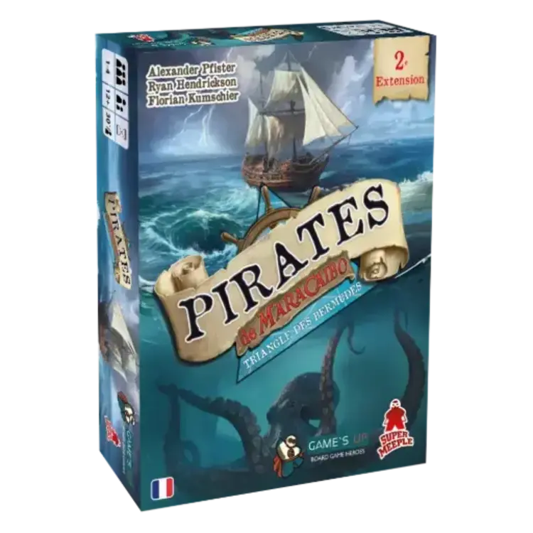 Super Meeple Précommande: Pirates De Maracaibo: Ext. Triangle Des Bermudes (FR)