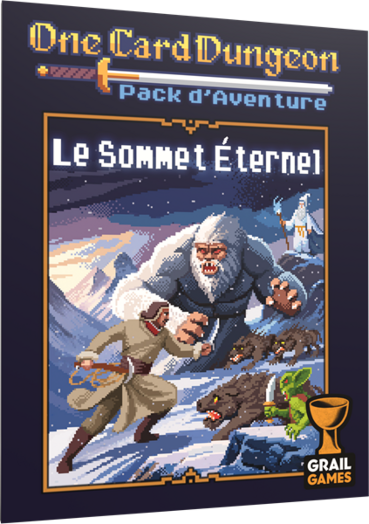 Grail Games Précommande: One Card Dungeon: Pack D'Aventure: Ext. Le Sommet Éternel (FR)