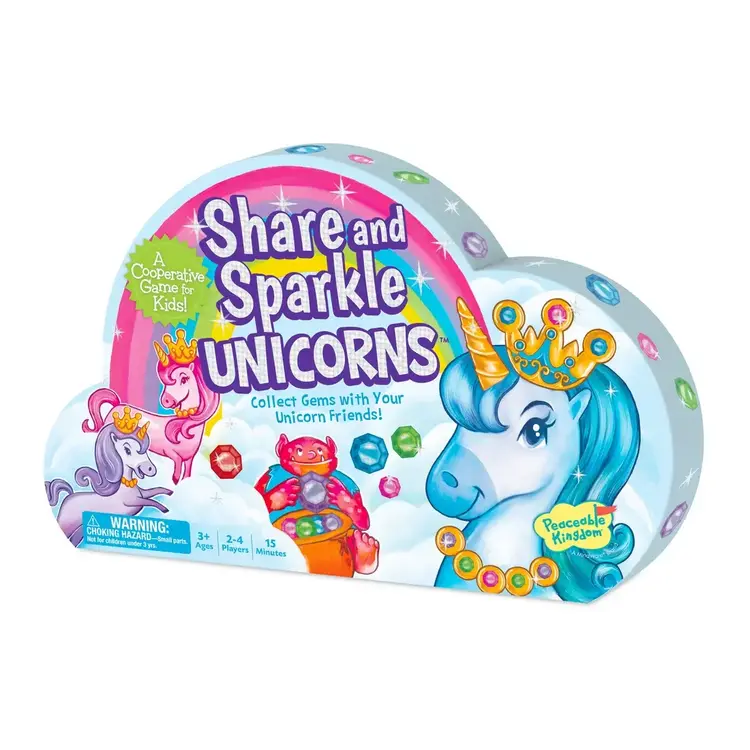 Peaceable Kingdom Share And Sparkle Unicorns (EN)