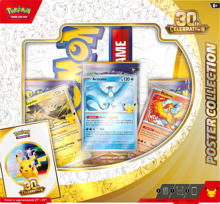 Pokemon Pokemon: 30TH Celebration: Poster Collection (EN) Disponible en magasin seulement