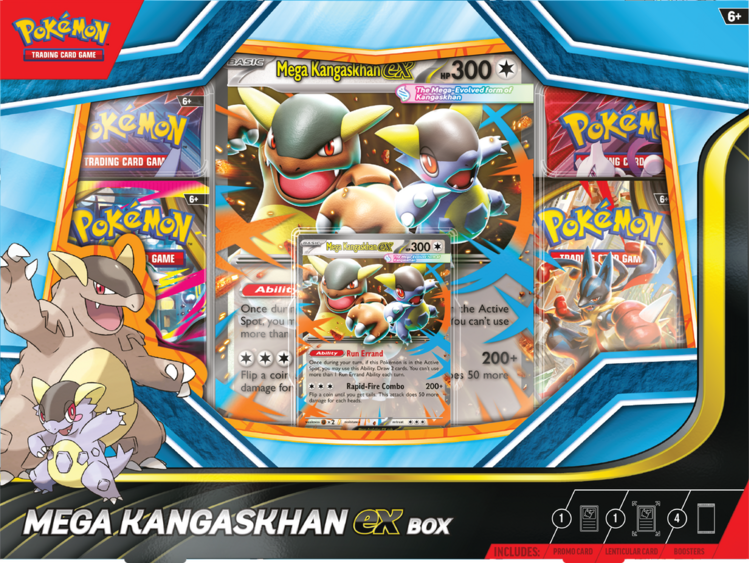 Pokemon Pokemon: Mega Kangaskhan Ex Box (EN) disponible seulement en magasin