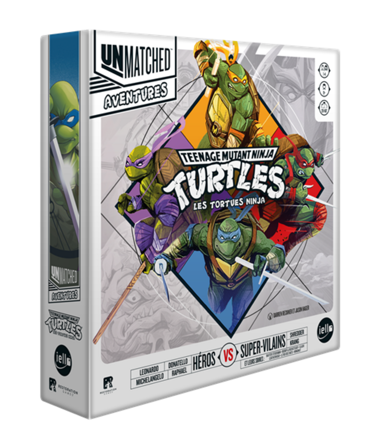 Iello Précommande: Unmatched Aventures: Les Tortues Ninja (FR)