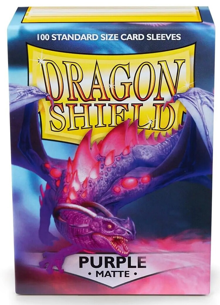 Arcane Tinmen AT-11009 Dragon Shield Matte Purple / 100ct Sleeves