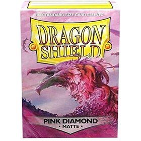 Arcane Tinmen AT-11039 Dragon Shield Matte Pink Diamond / 100ct Sleeves