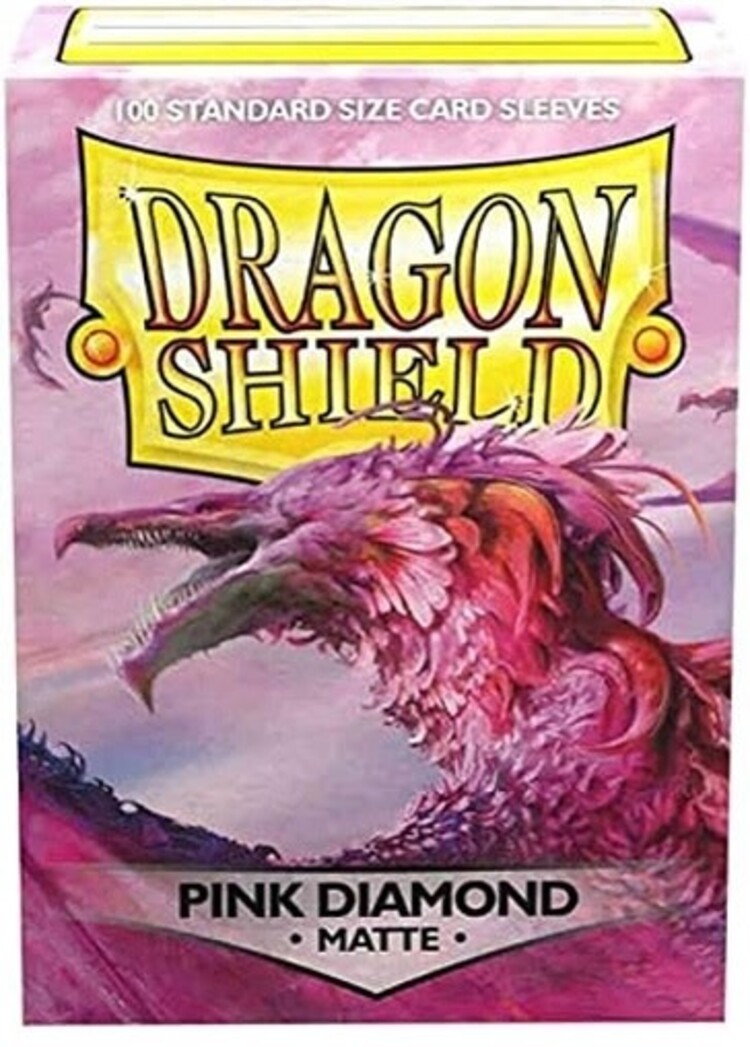 Arcane Tinmen AT-11039 Dragon Shield Matte Pink Diamond / 100ct Sleeves