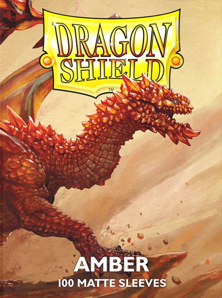 Arcane Tinmen AT-11059 Dragon Shield Matte Amber / 100ct Sleeves