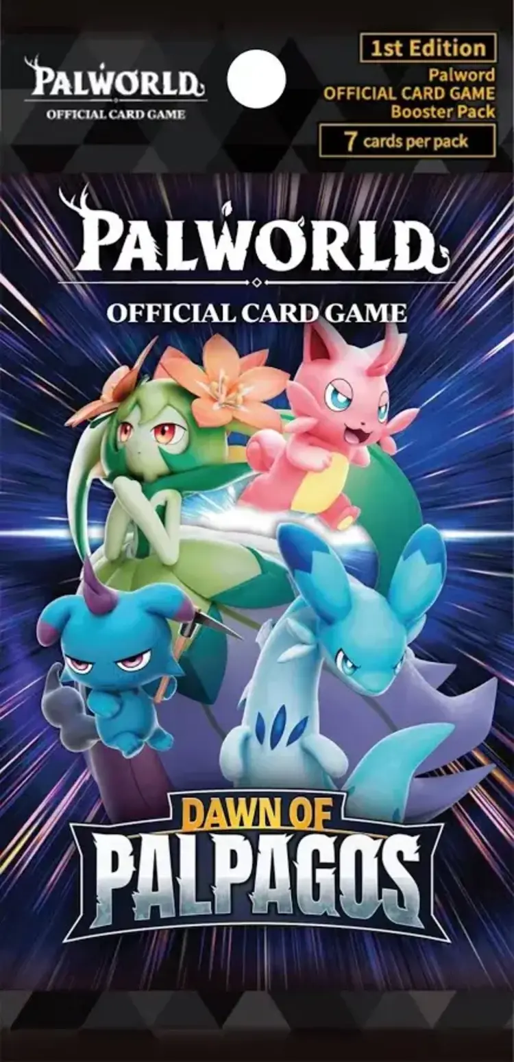 Palworld Palworld: BP01 Dawn Of Palpagos: Booster pack (EN) Disponible en magasin seulement
