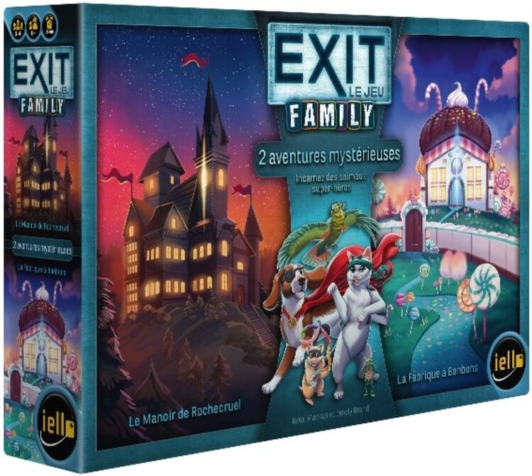 Iello Précommande: Exit: Le Manoir De Rochecruel Et La Fabrique A Bonbons (FR)