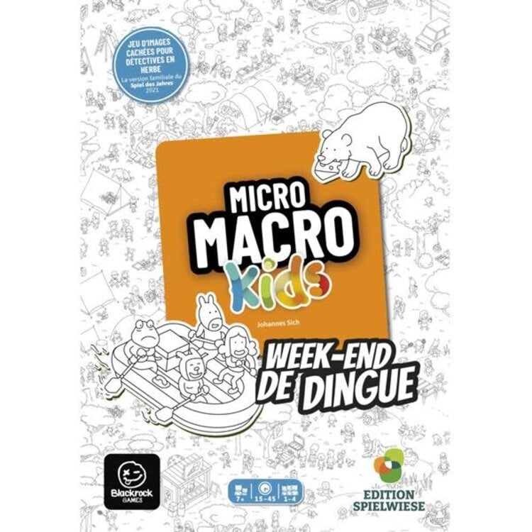 Spielwiese Précommande: Micro Macro: Kids: Week-End De Dingue (FR)