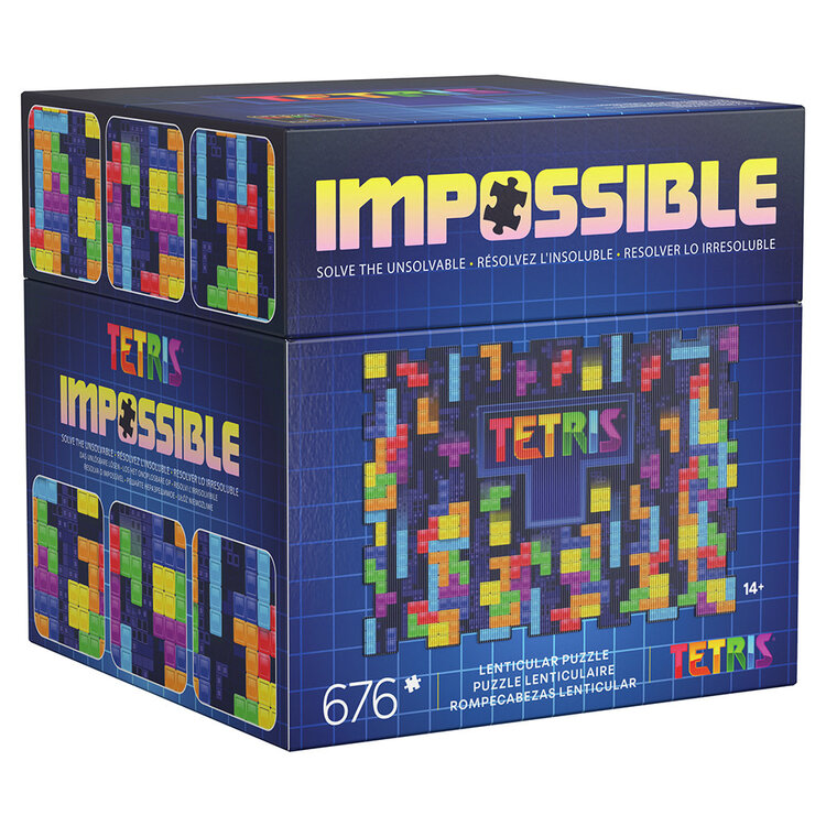 Spin Master games Casse-Tête: Impossible: Tetris: Lenticulaire: 676 pièces (ML)