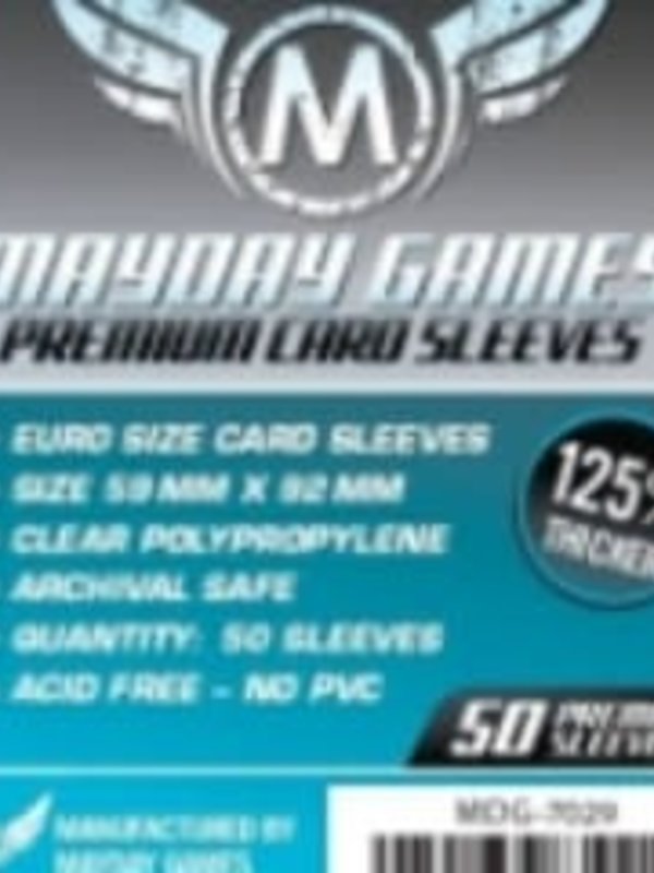 Mayday Games Sleeves - MDG-7029 «Euro» 59mm X 92 mm Deluxe / 50
