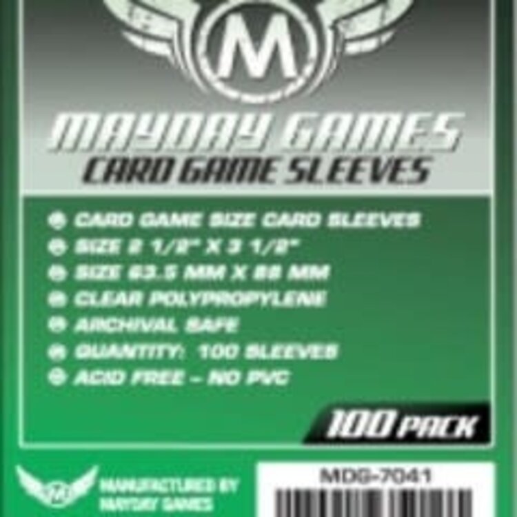 Mayday Games Sleeves - MDG-7041 «Standard» 63.5mm X 88mm / 100