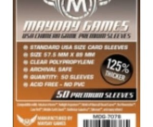 Sleeves - MDG-7078 USA Chimera 57.5mm X 89mm Deluxe / 50 - Jeux de  socit Ludold