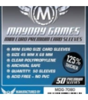 Mayday Games Sleeves - MDG-7080 «Mini-Euro» 45mm X 68mm Deluxe / 50