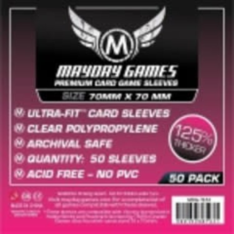 Mayday Games Sleeves - MDG-7134 70mm x 70mm Deluxe / 50