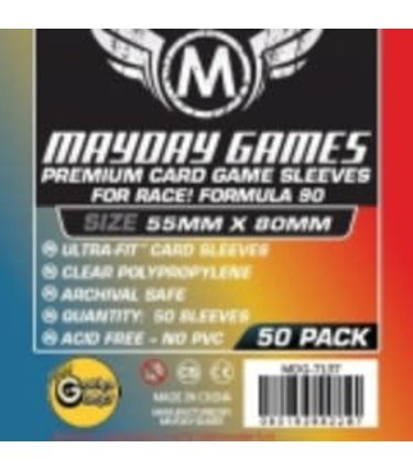 Mayday Games 7137 Sleeve «Race! Formula 90» 55mm X 80mm / 50