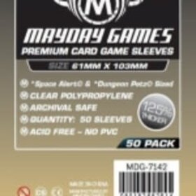 Mayday Games 7142 Sleeve «Space Alert» & «Dungeon Petz» 61mm X 103mm / 50