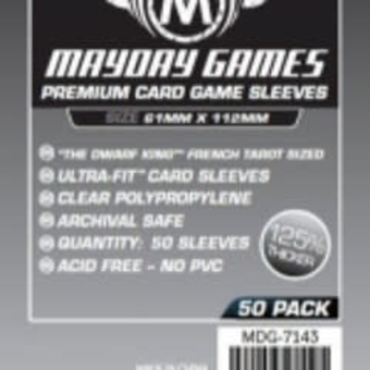 Mayday Games 7143 Sleeve «magnum platinum» 61mm X 112mm / 50