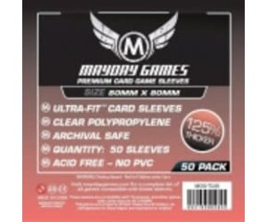 80mm x 80mm card sleeves 