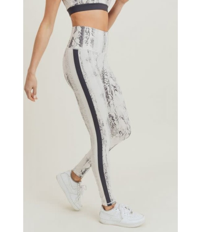 Slither Down Snake Print Leggings 