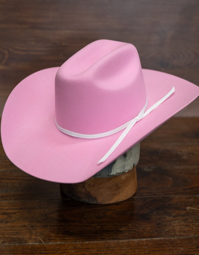 Twister Twister Kids Felt - Creased in Pink, Turquoise, & Silver Belly