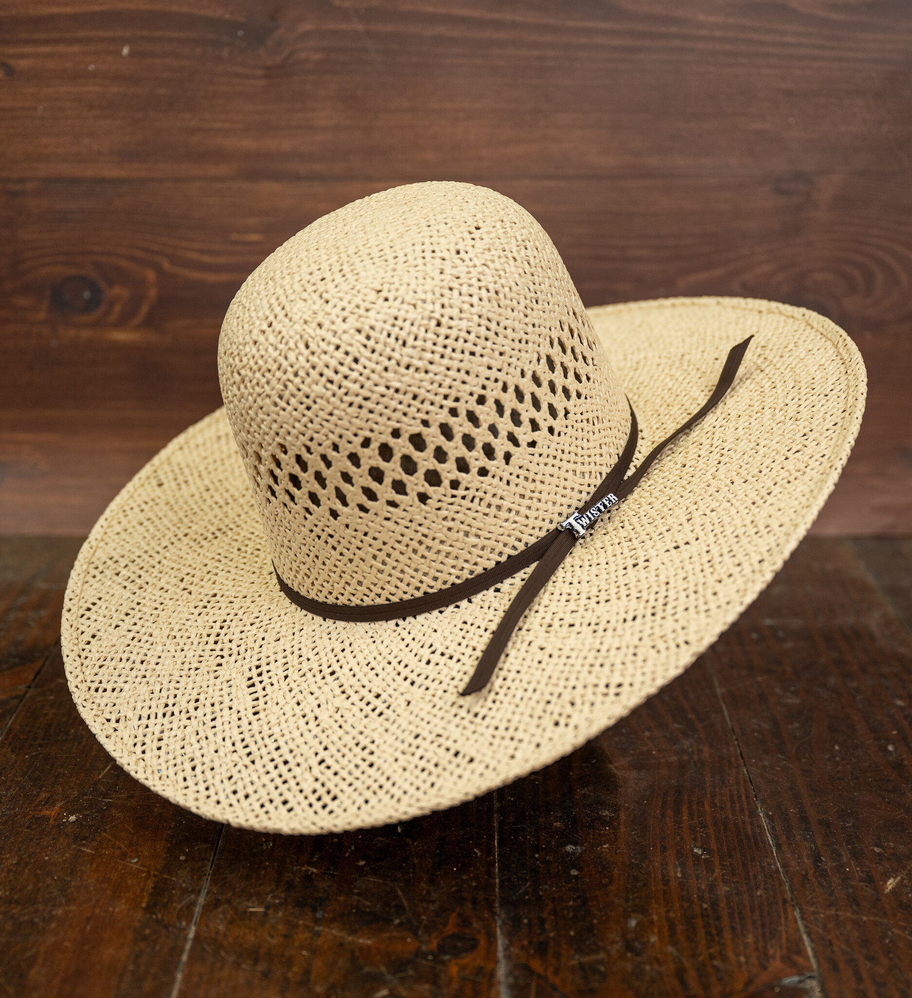 Straw Cowboy Hat with 4 Interchangeable Bands Stiff Wide Brim Western Style Running it back to a classic #warbonnet finish We call it  main image 2