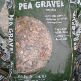 bags of pea stone