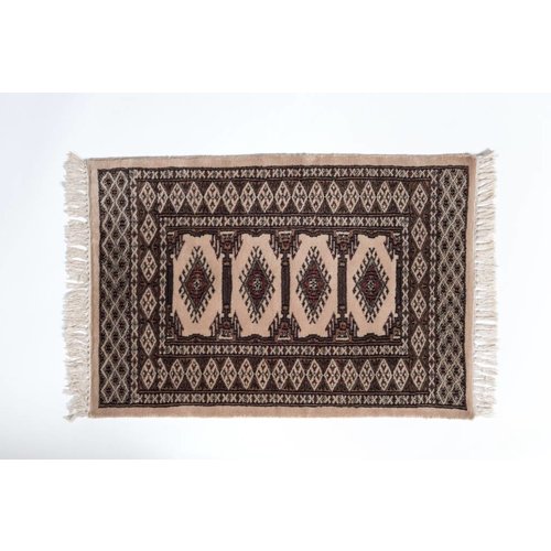 2' x 3' Indian Handmade Tan/Olive Green Cashmere Rug 2' x 3' Indian Handmade Tan/Olive Green Cashmere Rug