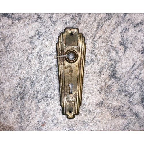 Art Deco Door Plate Wide