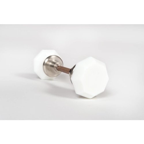 Emtek Milk Glass Door Knobs - Pair