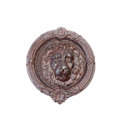 Lion Door Knocker - Large Round Lion Door Knocker - Large Round
