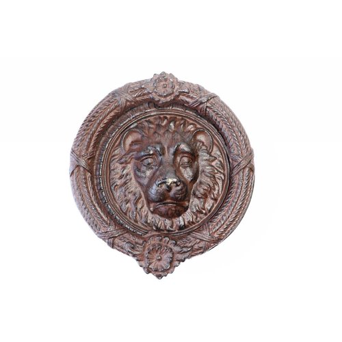 Lion Door Knocker - Large Round