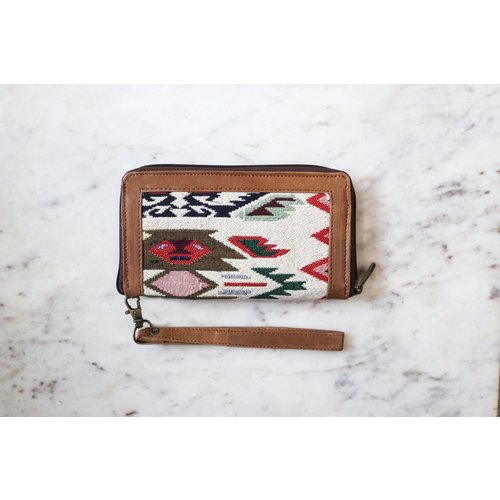 See you in Coachella! Leather & Fabric Clutch See you in Coachella! Leather & Fabric Clutch