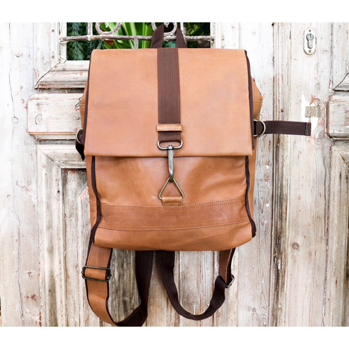 Brown Leather Backpack Brown Leather Backpack