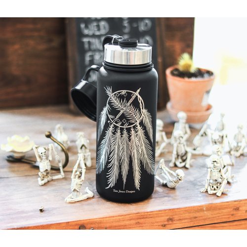 Dead People's Stuff Engraved Design- Osage Shield 32oz Thermo