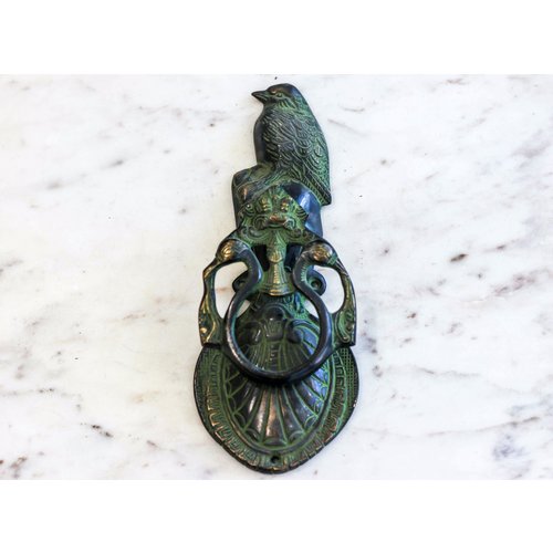 Brass Standing Bird Door Knocker Brass Standing Bird Door Knocker
