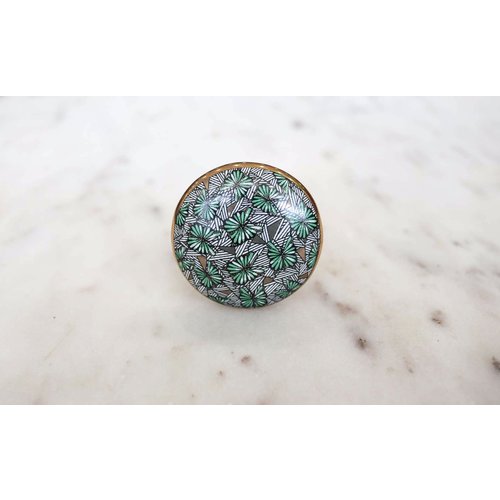 Green Butterfly Swarm Cabinet Knob from India Green Butterfly Swarm Cabinet Knob from India